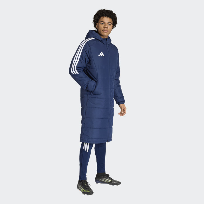 Куртка довга TIRO26 L COAT | Синій/Білий