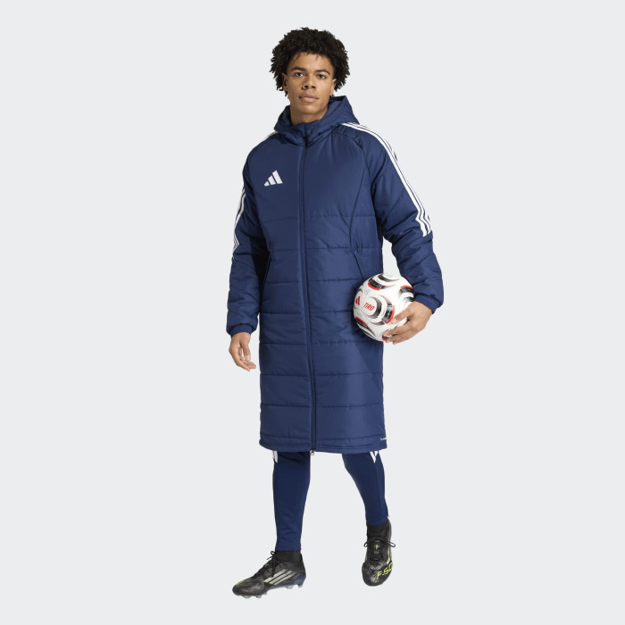 Куртка довга TIRO26 L COAT | Синій/Білий