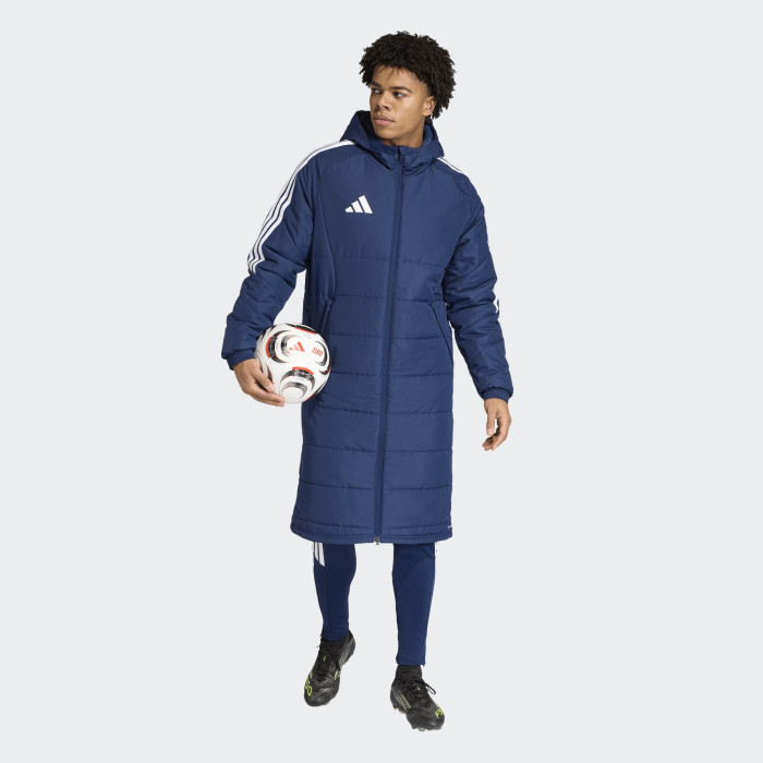 Куртка довга TIRO26 L COAT | Синій/Білий
