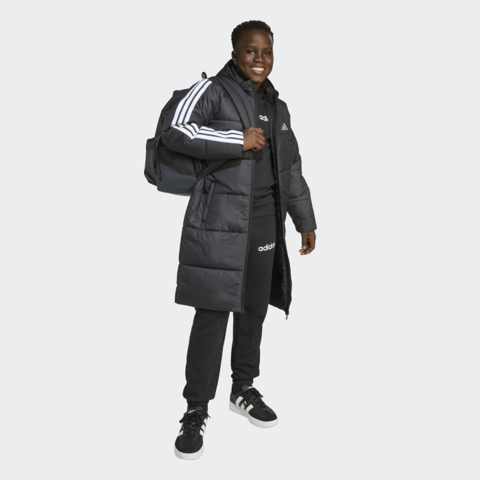 Куртка довга J LONG COAT | Чорний/Білий
