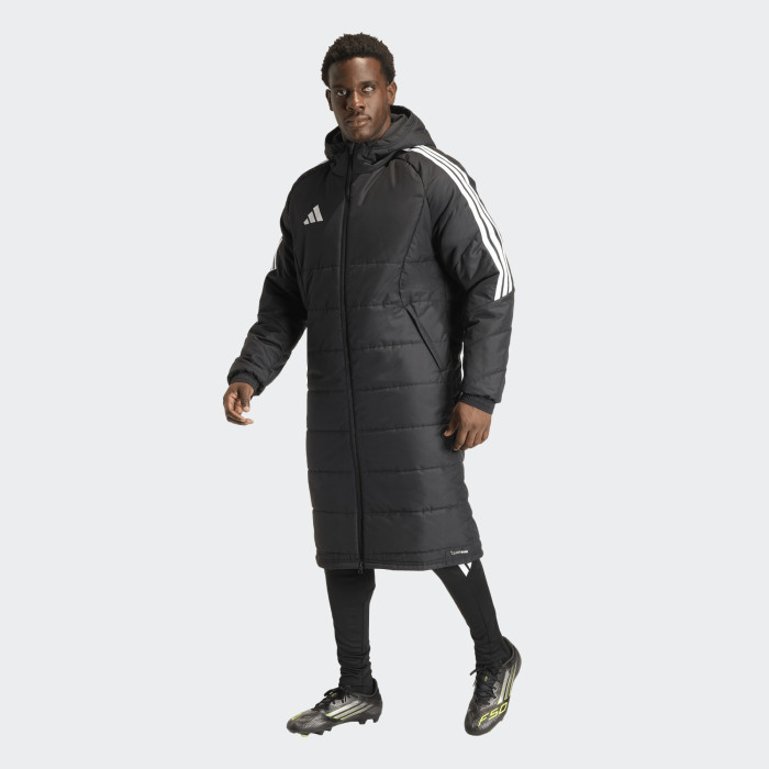 Куртка довга TIRO26 L COAT | Чорний/Білий