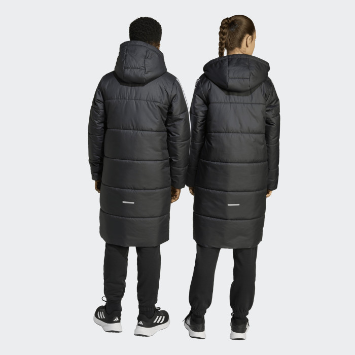 Куртка довга J LONG COAT | Чорний/Білий