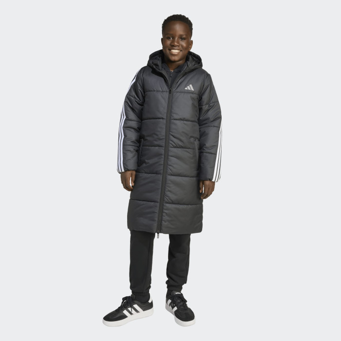 Куртка довга J LONG COAT | Чорний/Білий