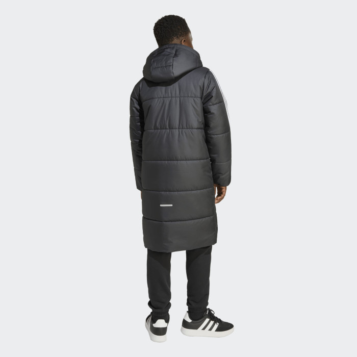 Куртка довга J LONG COAT | Чорний/Білий